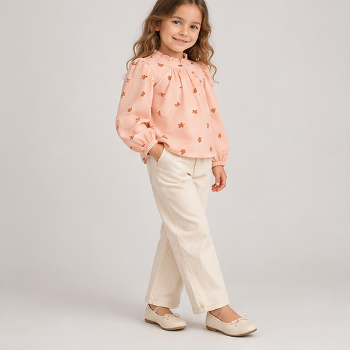 Gingersnaps girls top gbl1431, lifestyle view