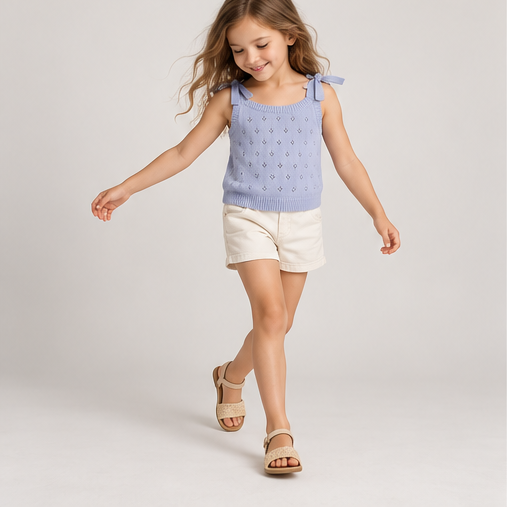 Gingersnaps girls top gbl1455, lifestyle view