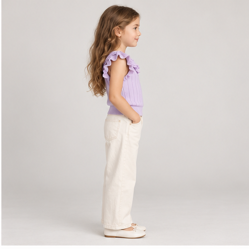 Gingersnaps girls top gbl1514, left side view