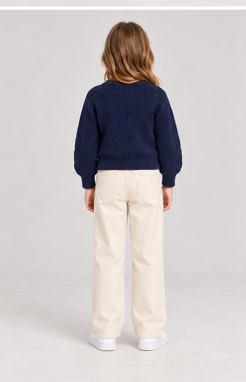 Gingersnaps children's top model photo, back view