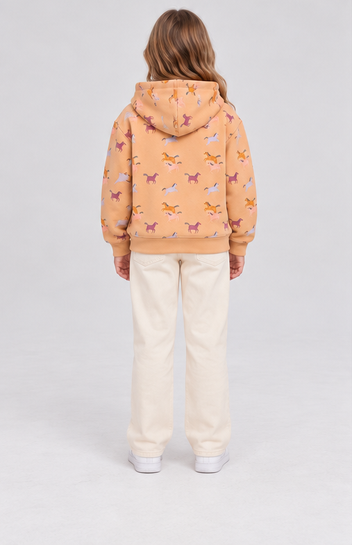 Gingersnaps children's top model photo, back view