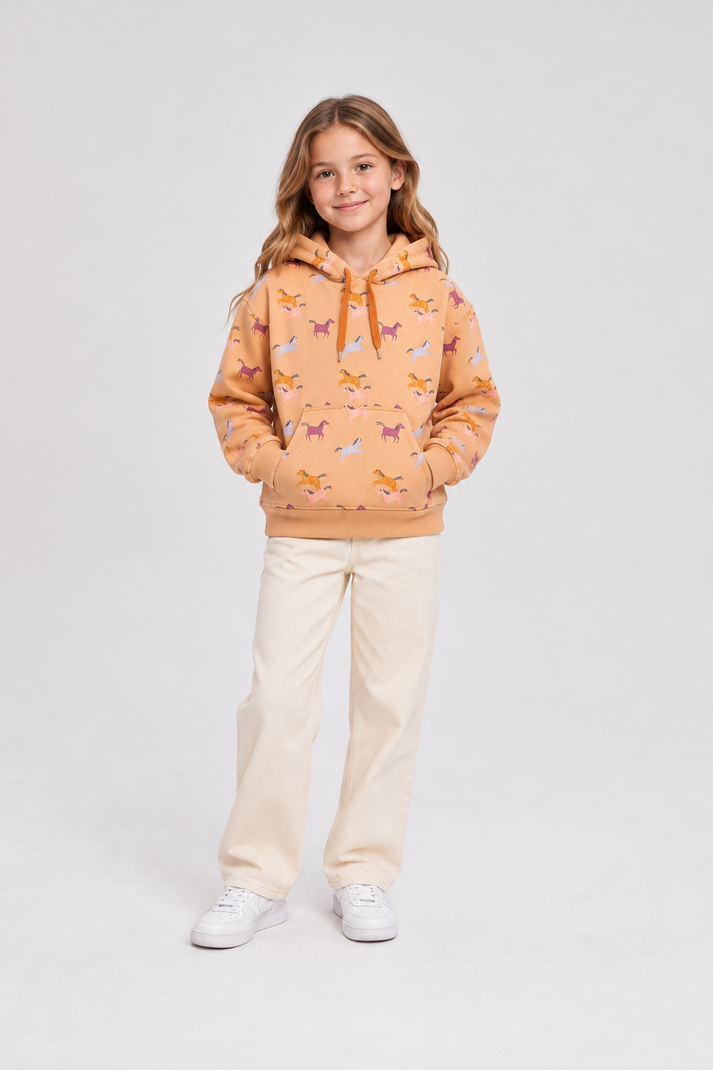 Gingersnaps children's top model photo, front view