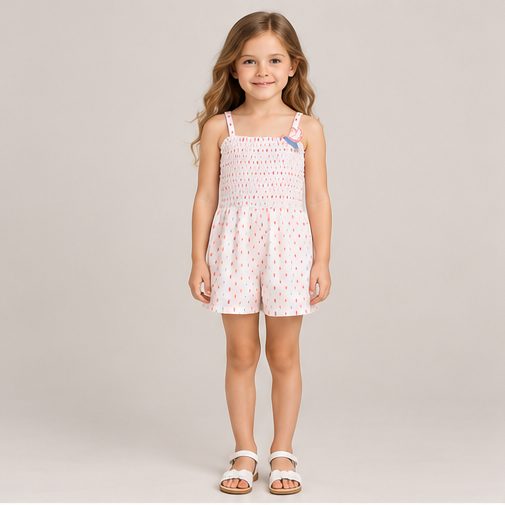 front view of girls gjs0267 jumpsuit on girl model