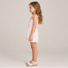 left view of girls gjs0267 jumpsuit on girl model