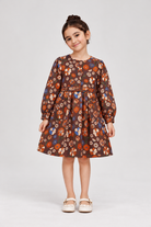 GKDR21732 floral dress front model view