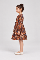 GKDR21732 floral dress left model view