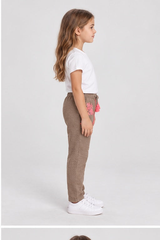 Gingersnaps girls' pants left side model