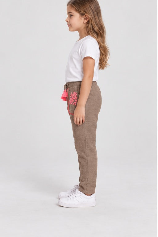 Gingersnaps girls' pants right side model
