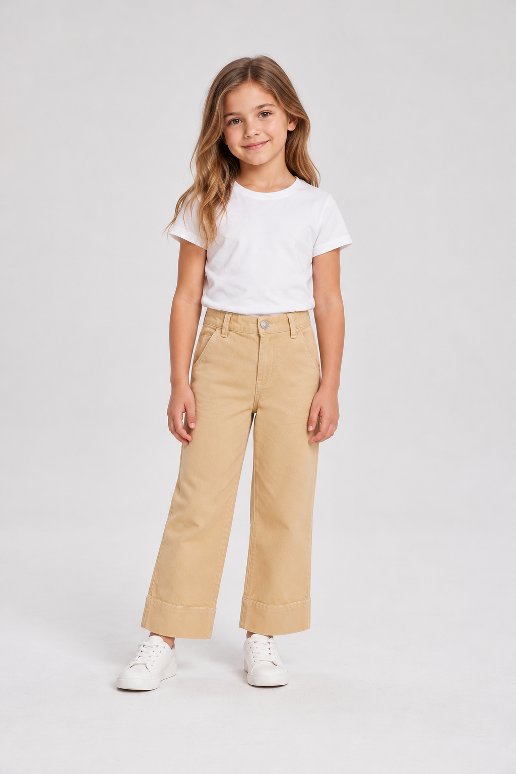 Gingersnaps girls' pants front model