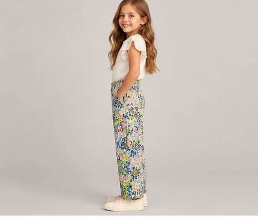 Gingersnaps girls pants gpa0443 left side view