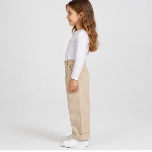 Gingersnaps girls pants gpa0452 left side view