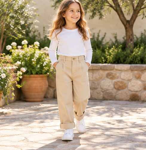 Gingersnaps girls pants gpa0452 lifestyle view