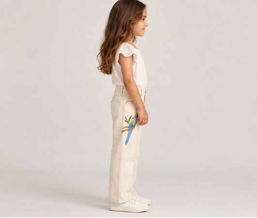 Gingersnaps girls pants gpa0470 left side view