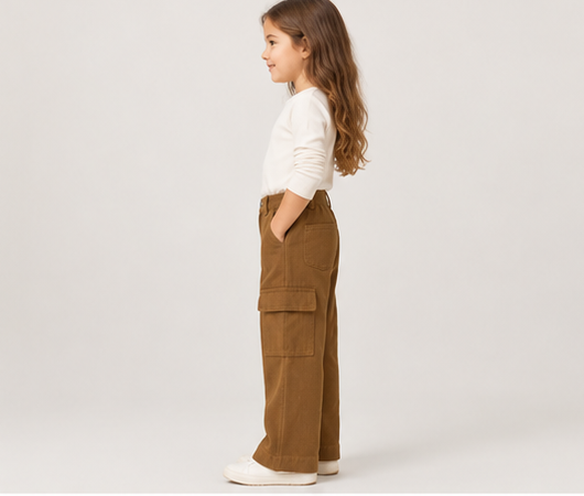 Gingersnaps girls pants gpa0485 left side view