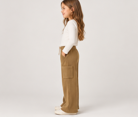 Gingersnaps girls pants gpa0492 left side view