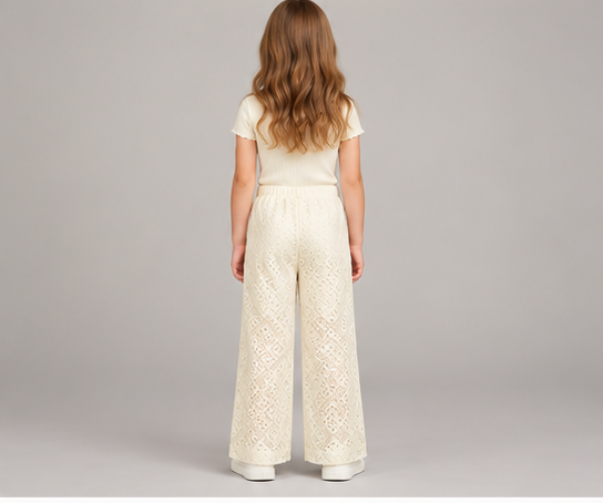 gpa0506 back view, girls pants on child model