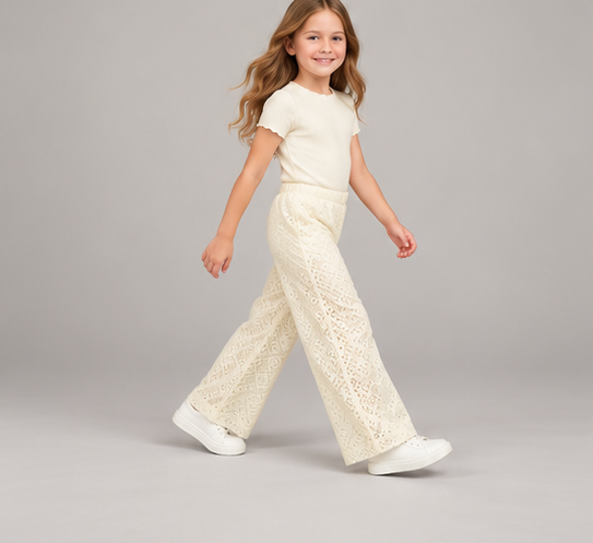 gpa0506 lifestyle view, girls pants on child model