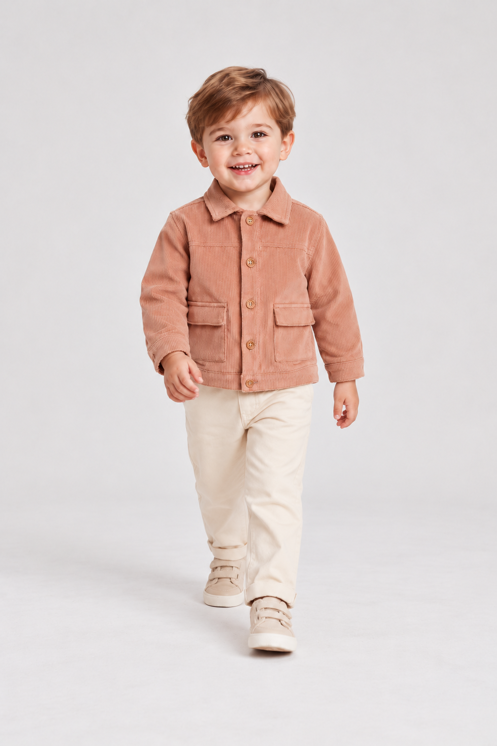 IBJK0101 dusty rose corduroy jacket, lifestyle view