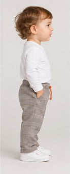 Gingersnaps boys plaid pants right view