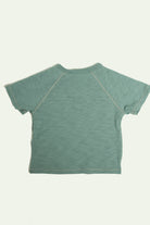 جينجرسنابس تيشيرت رضع ولادي بفتحة صدر V أخضر