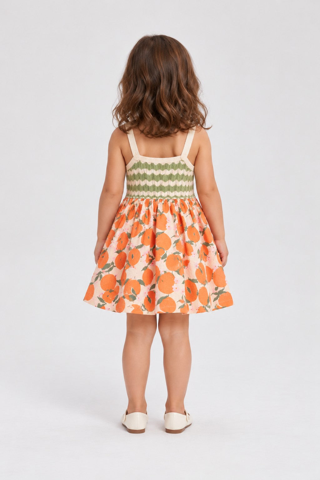 Gingersnaps igdr1159 girls dress model back view