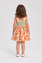Gingersnaps igdr1159 girls dress model back view