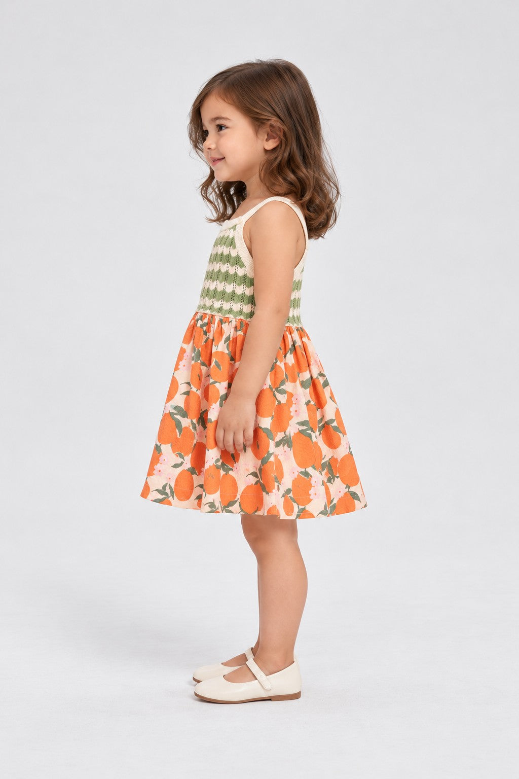 Gingersnaps igdr1159 girls dress model left view