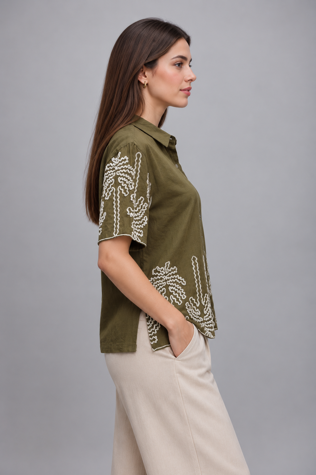 lv0762s262ny – أخضر جيشي – side view