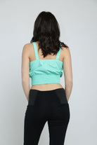 كيتشن بلوزة قصيرة مطاطة بحمالات عريضة