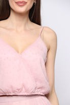 كيتشن توب بحمالات بنمط منقط