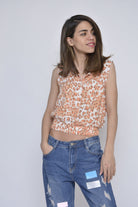 كيتشن بلوزة نص بطن مشجرة كت نسائي