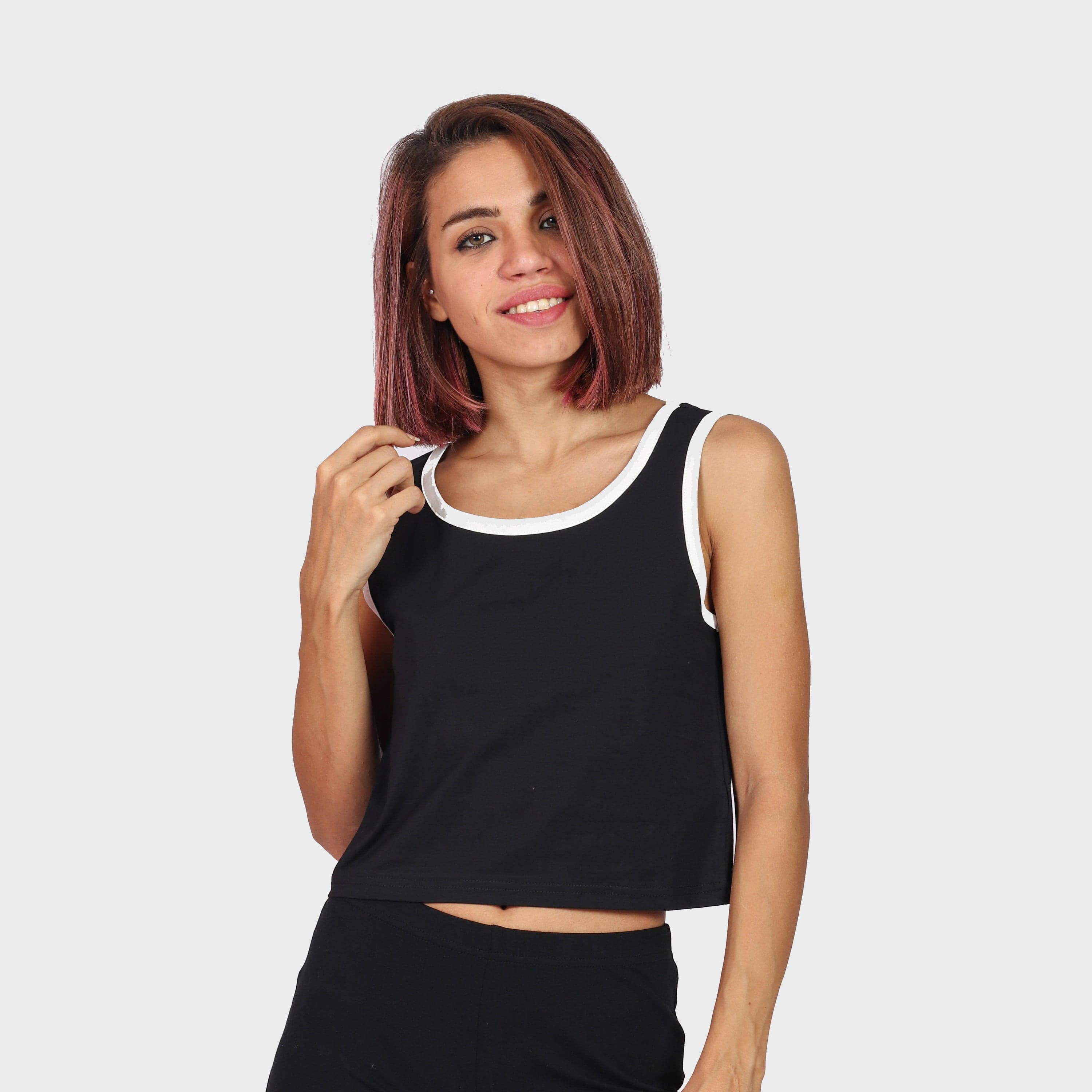 كيتشن بلوزة كت برقبة دائرية كروب نسائي