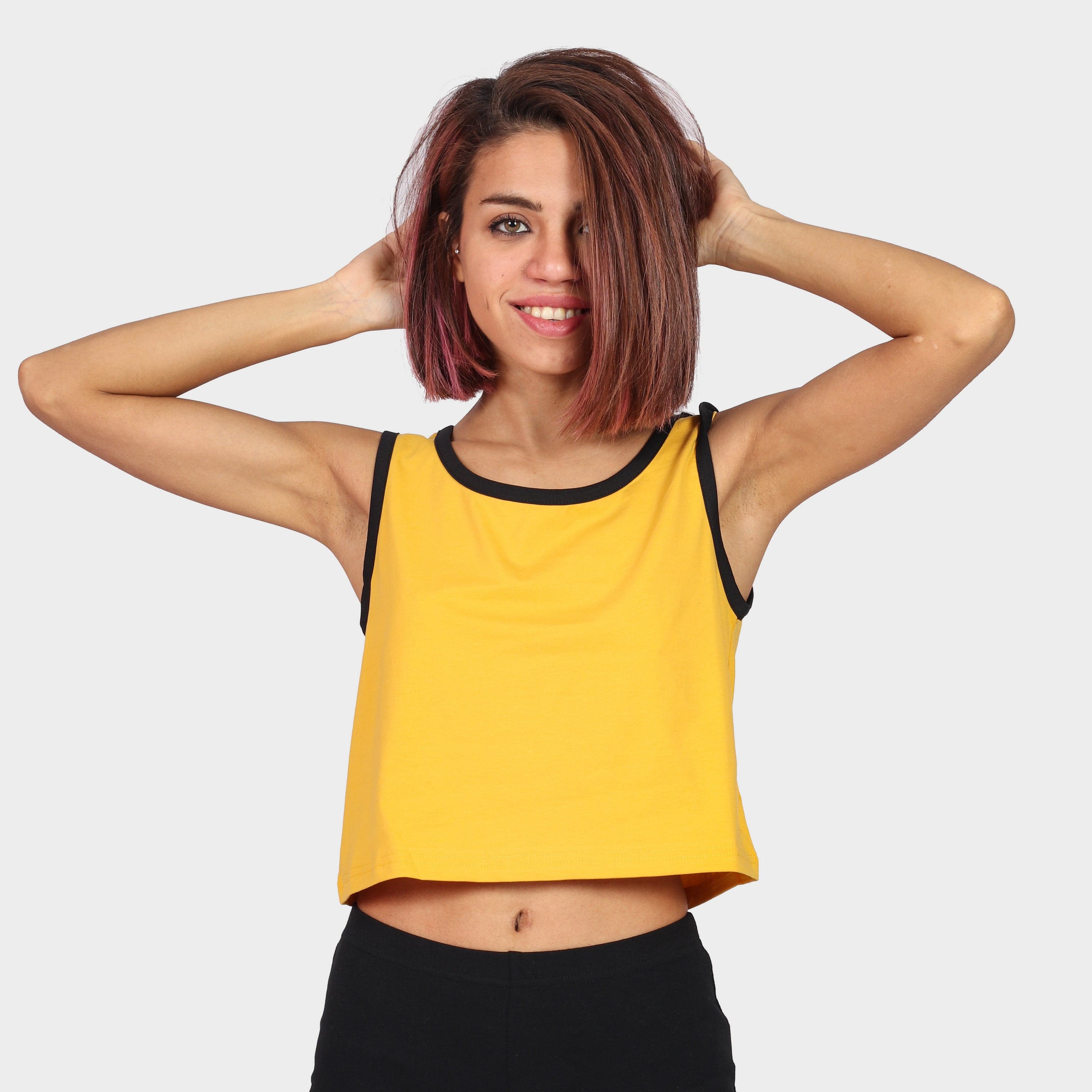 كيتشن بلوزة كت برقبة دائرية كروب نسائي