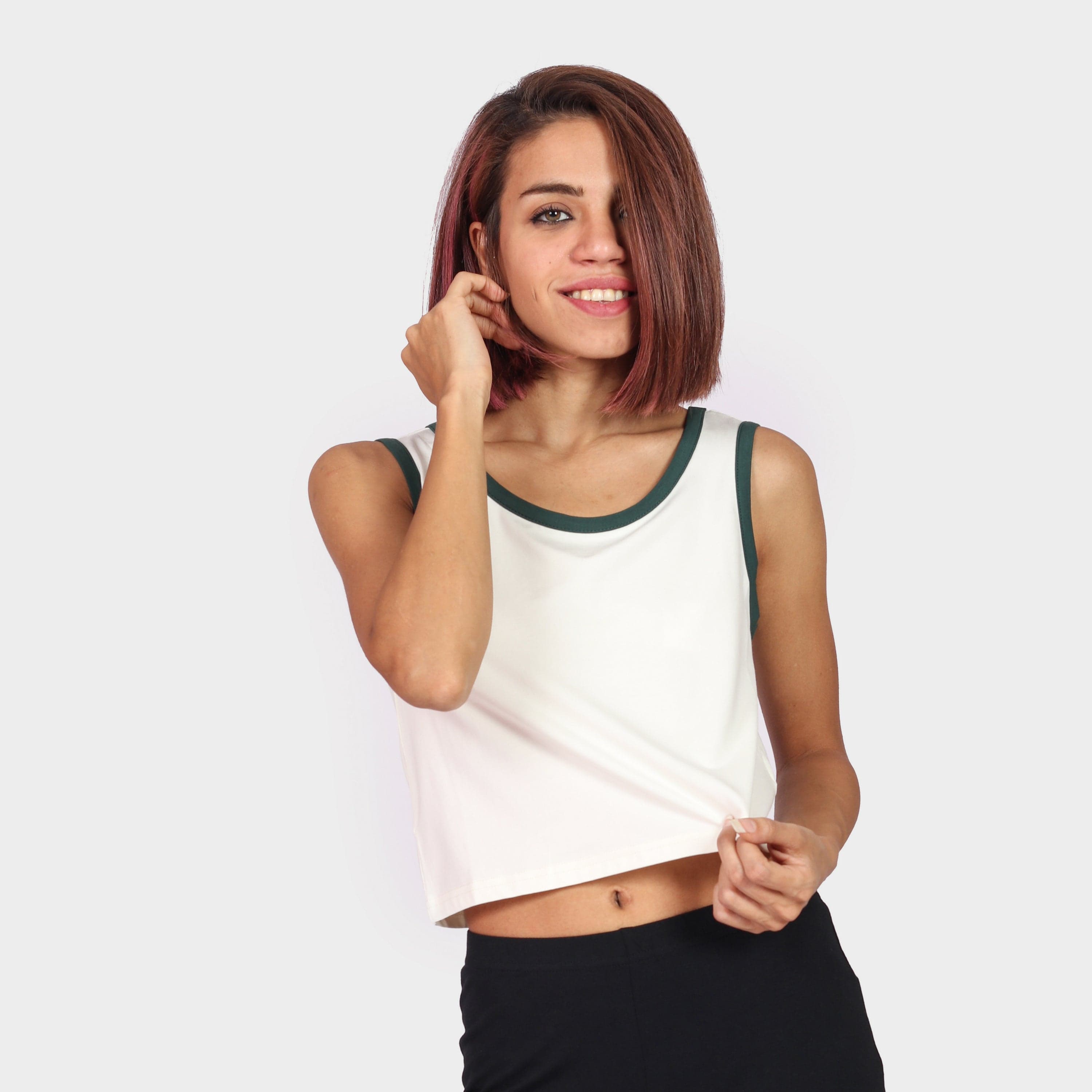 كيتشن بلوزة كت برقبة دائرية كروب نسائي