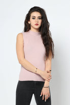 كيتشن بلوزة مضلعة برقبة كت نسائي