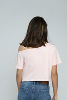 كيتشن بلوزة كتف وكتف قصيرة نسائي