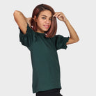 كيتشن بلوزة سادة نص كم بف نسائي