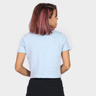 كيتشن بلوزة سادة قصيرة نص كم نسائي