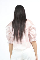 كيتشن بلوزة شفافة بأكمام 3/4 بف نسائي