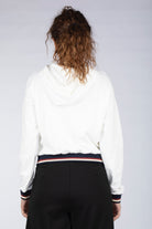 كيتشن بلوزة ملفوفة بقبعة كم طويل نسائي