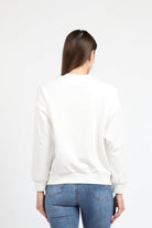 كيتشن بلوزة قطن برقبة دائرية كم طويل نسائي