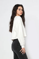 كيتشن بلوزة مخططة بالعرض سبعة بكم طويل نسائي