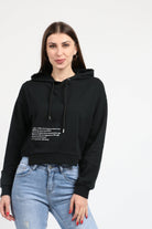 كيتشن هودي قصير بكم طويل وقبعة نسائي