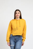 كيتشن هودي قصير بكم طويل وقبعة نسائي