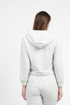 كيتشن بلوزة هودي نص بطن كم طويل نسائي