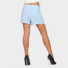 كيتشن شورت نسائي واسع قصير مكشكش