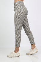 كيتشن بنطلون طويل مربعات خصر مرتفع نسائي