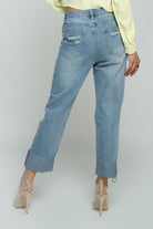 كيتشن بنطلون بوي فريند مقطع طويل نسائي