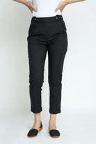 كيتشن بنطلون كلاسيك بحزام طويل نسائي