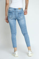 كيتشن بنطلون جينز مقطع طويل نسائي